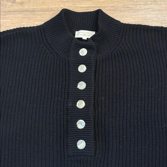 Sezane Lucas Jumper Black - Size XXL - Picture 3 of 9